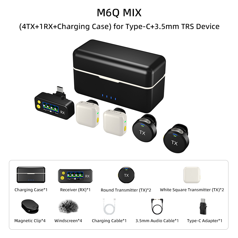 White M6Q MIX 1to 4
