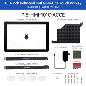 Industrial HMI All-in-one 10.1inch Touch <strong>Display</strong> Supporting Dual 4K <strong>HDMI</strong>-compatible for <strong>Raspberry</strong> <strong>Pi</strong> 5 - Product Image 6