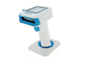 Symcode MJ-1902 Handheld Barcode Scanner White Blue QR 2D Bar <strong>Code</strong> Light <strong>Source</strong> with BT Interface Stock Document Scanner