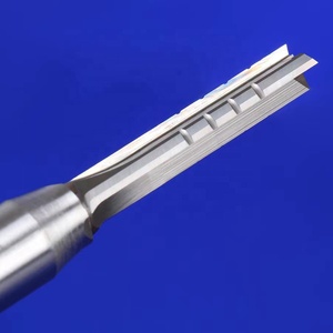 TCT 3 flüt ağaç İşleme kesici karbür freze kesicisi sunta/katı ahşap kesici - Product Image 3