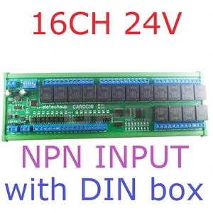 CAROC16, 12V/24V, 16-CH, módulo de relé CAN Fieldbus, RS485, Modbus, RTU, PLC, IO, placa de expansión, entrada Digital, relé CAN CAROC16 - Product Image 3