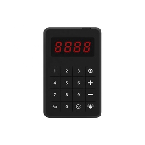 Display della traccia del numero del biglietto tastiera del flusso del cliente trasmettitore sistema di gestione delle code wireless per bar clinic restaurant - Product Image 1