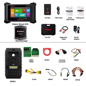 VIDENT ISMART ECU Codierung schlüssel Programmierung DoIP & CAN FD IMMO 40 Services Topologie karte mit Oszilloskop Auto diagnose scanner