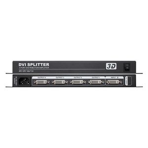 Divisor DVI de 1x4 puertos, 1 en 4 salidas, 1 señal de vídeo dividida a 4 pantallas, duplicador de distribución para proyector, Monitor, ordenador CCTV - Product Image 6