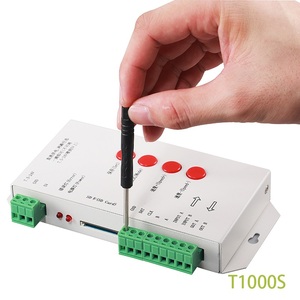 Контроллер светодиодный DC5-24V 256 г RGB для WS2801 WS2811 WS2812B LPD6803 SD карты T1000S - Product Image 1