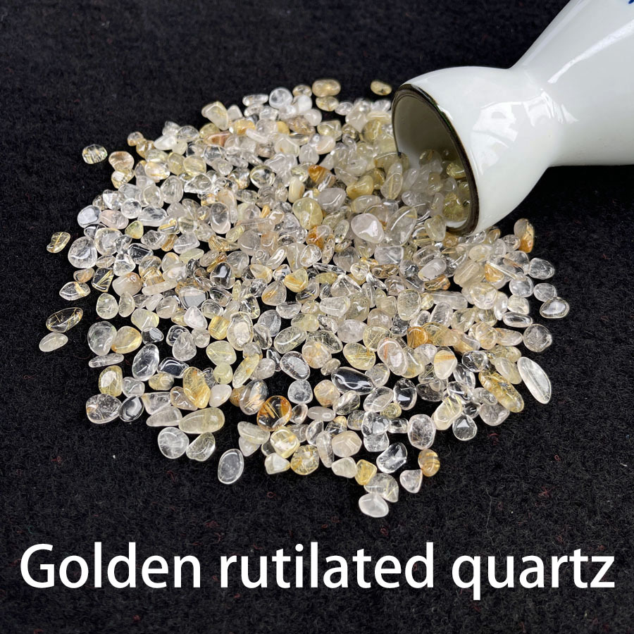 Quartz rutile doré