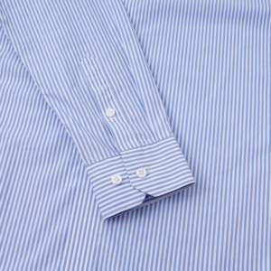 قمصان رجالية بأكمام طويلة بأزرار لأعلى وشعار مخصص للخريف سادة رطوبة فتل تنفس كبير الحجم الأعمال الرسمية عارضة - Product Image 3