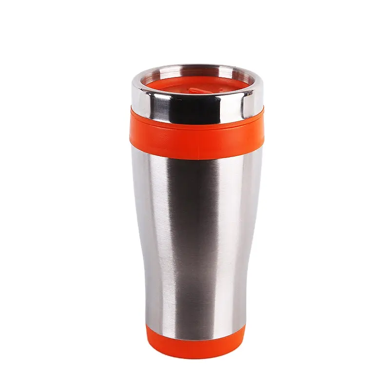 Tasse à café sous vide, thermos de voiture, facile à utiliser avec une poignée à une main et couvercle, possibilité cils