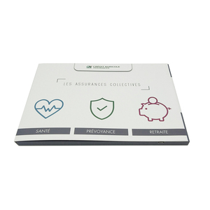 Video brochure scheda di carta personalizzata 2.4/4.5/5/7/10 pollici LCD video invito