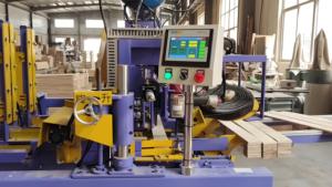 Automatische Holzpaletten-Bein nagel maschine/Holzblock nagel maschine zum Verkauf