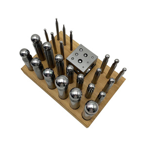 26 Piece <strong>Dapping</strong> Doming Punch <strong>Block</strong> Set