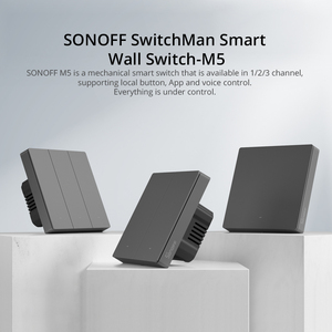 2022 nuovo Sonoff M5 SwitchMan 1/2/3 Gang interruttore a pulsante a parete telecomando Smart Light Timer Switch Alexa Google Home - Product Image 2