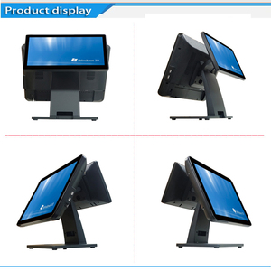 Système Windows 15 pouces écran tactile supermarché au détail système de point de vente caisse enregistreuse fournit un service après-vente vidéo - Product Image 5