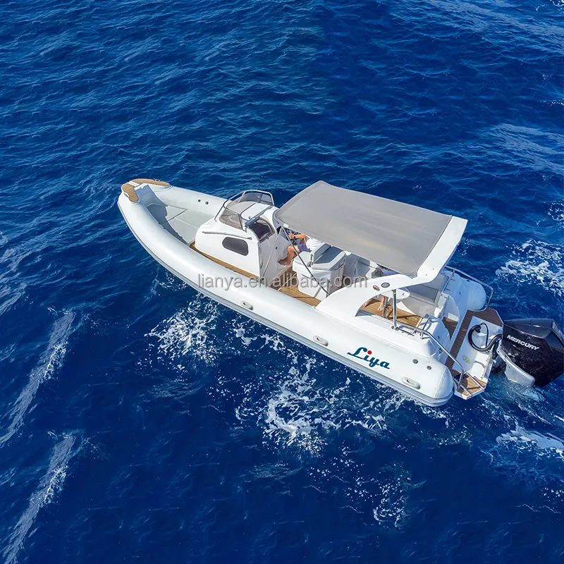 Qianliya — bateau gonflable, côtelé de 8.3m, meilleur vente, livraison gratuite