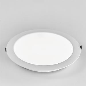 แผงไฟดาวน์ไลท์ LED พลาสติกสามสีแบบปรับได้3CCT ไลท์ฝ้าเพดานแบบบางเฉียบ - Product Image 2