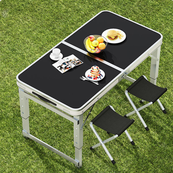 colorful 1.2m Iron Gray Single Table + Fabric Bag