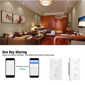 Smart Home-Automatisierung system US Alexa Google Home IFTTT-Vorhangsc halter WiFi-Touch-Schalter - Product Image 5