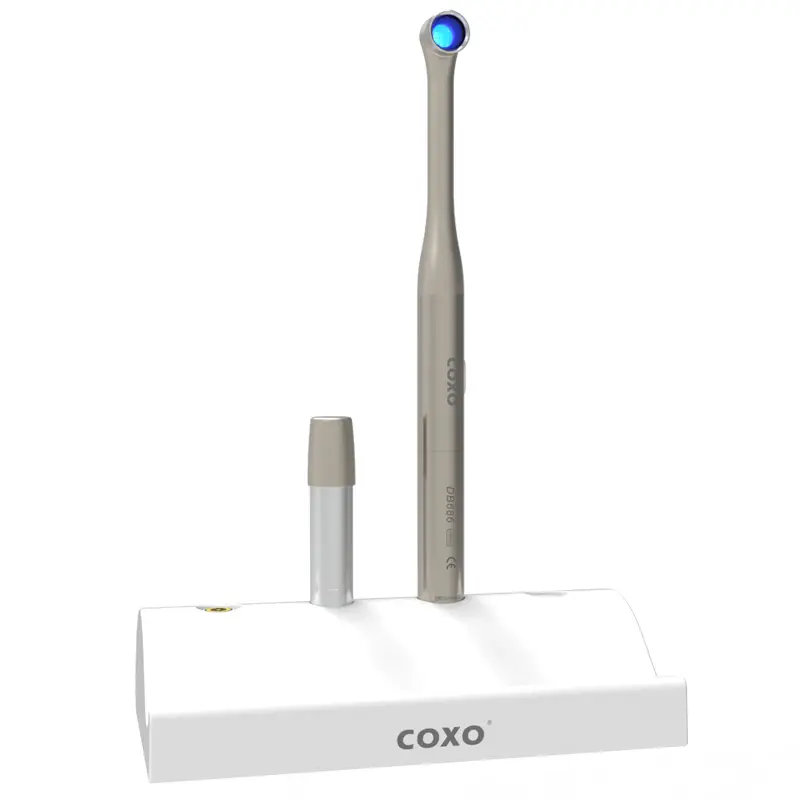 COXO Produit de vente à chaud DB686 NANO LED Lampe de polymérisation sans fil bleue réglable haut de gamme Lampe de polymérisation dentaire avec hôpital dentaire
