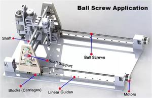 zero Backlash C1 C3 C5 C7 Accuracy Grade High Speed <strong>Mini</strong> <strong>Ball</strong> <strong>Screw</strong> 1201 1202 1202.5 1203 1205 <strong>Cnc</strong> Machine Parts