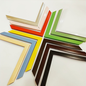 Đầy màu sắc 20x10mm 15x15mm PS khung đúc Kích thước nhỏ trắng hồng xanh đen khung nhựa mouldings - Product Image 1