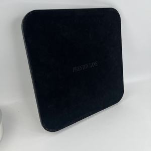 Hiện đại màu đen trang trí Bàn cà phê với thép không gỉ 201 PU da MDF Máy tính để bàn bằng gỗ lưu trữ khay - Product Image 3