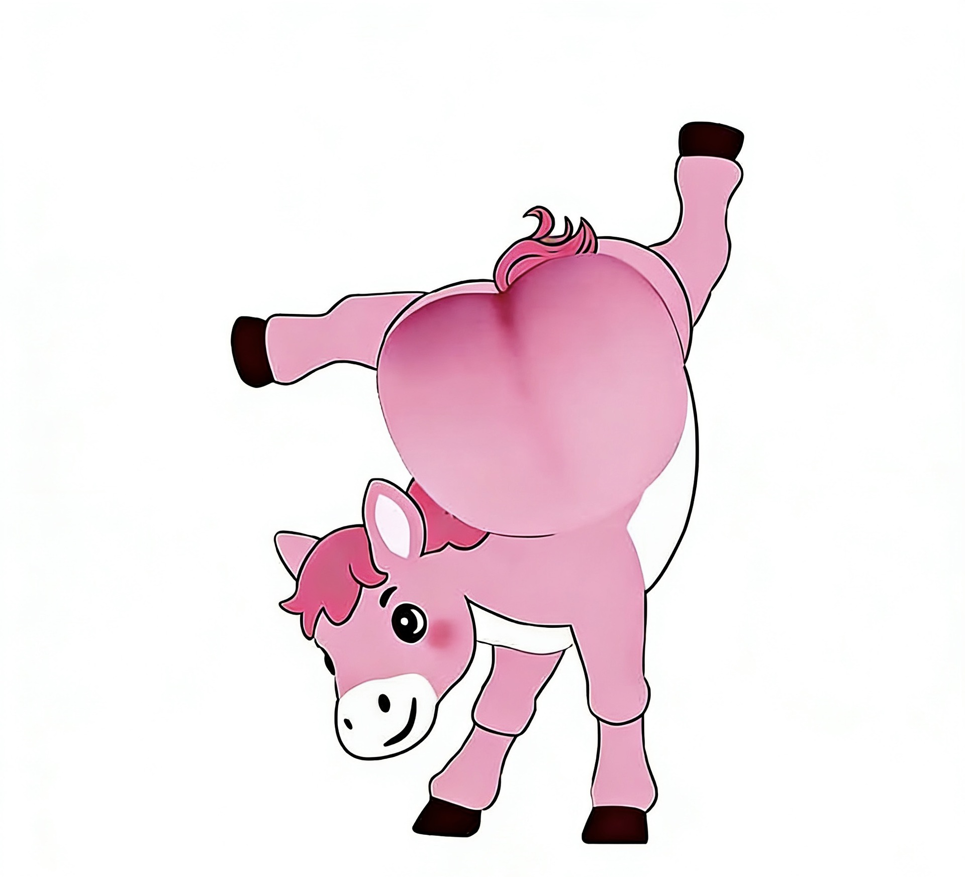 Sin pony invertido de 6 squishy
