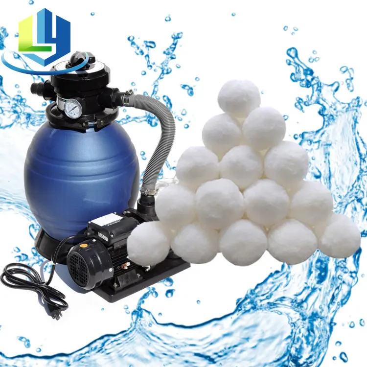 Lvyuan белый фильтр для шарикового бассейна, Очищающий фильтр для песка, альтернатива, полиэфирное волокно для бассейна