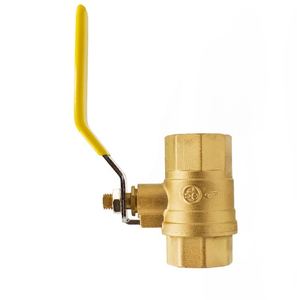 气体管路连接器截止阀1/2-in FIP x 1/2-in FIP全端口螺纹 - Product Image 1