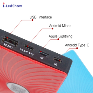 USB Перезаряжаемый светодиодный внешний аккумулятор, цифровые сообщения, прокручивающийся светодиодный экран, плата внешнего аккумулятора, продажа с завода, дешевый светодиодный внешний аккумулятор - Product Image 6