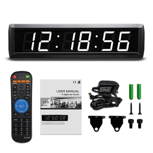 Programmable LED Countdown Digital <strong>Time</strong> 2.<strong>3</strong> Inch Character Height Indoor Use Office Desk Wall <strong>Clock</strong> With Remote Control