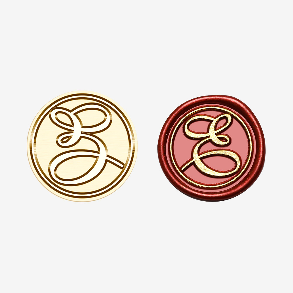 Korean-style letter E (single copper head)