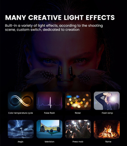 Portable 60W RGB <strong>LED</strong> Video Light 2700-6500K 1-100% Dimmable CRI&gt;95Ra <strong>LED</strong> Selfie Video Light - Product Image 6