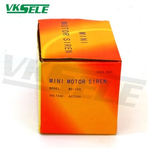 Relé de segurança do alarme Micro sirene vermelha do motor ms-190 DC12V DC24V AC110V AC220V