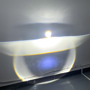 X-7SEVEN evrensel <span class=keywords><strong>3</strong></span> inç 80W lazer 6 + <span class=keywords><strong>3</strong></span> + 1 çip <span class=keywords><strong>Led</strong></span> projektör Lens araba far mavi halka 9-16V tahribatsız kurulum