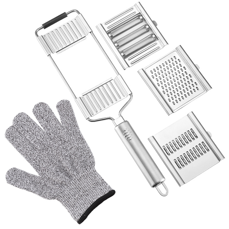 Silver- 3 PCS SET+Gloves