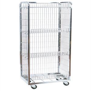 凯佳中型移动物料搬运运输超市物流卷笼手推车卷筒容器 - Product Image 3