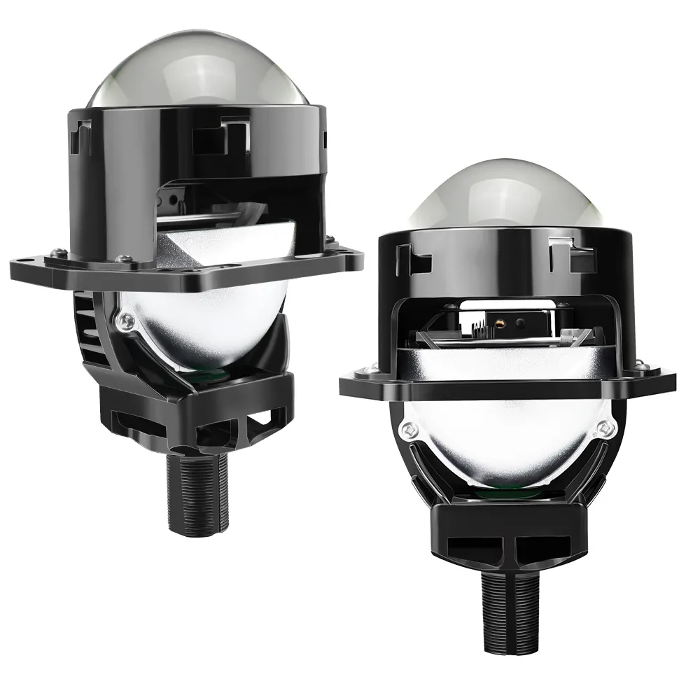 AKE-faros led de alta potencia 6000K para coche, proyector bi led blanco de 60W, haz Alto y Bajo, h4, 12V, 8000Lm, h7, venta al por mayor