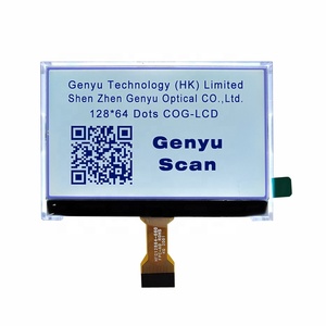 Módulo LCD monocromático Fstn, pantalla Lcd de 8 bits, paralelo, Spi, 20 pines, gráfico, 128x64 Cog, color blanco - Product Image 1