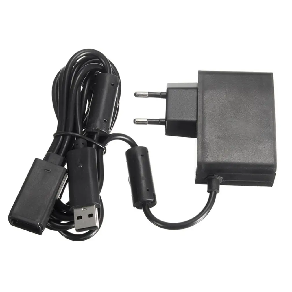 Adaptor AC USB Portabel, Adaptor Catu Daya untuk Xbox 360 XBOX360 Sensor Kinect Kabel Ringan AC 100V-240V Adaptor Catu Daya