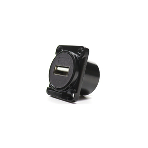 Conector de Puerto USB de aleación de Zinc tipo D a prueba de agua, enchufe de señal USB2.0 para montaje en Panel - Product Image 1