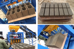 Entrega rápida, máquina de prensa de suelo de construcción de cimento, máquina de ladrillos pequeños de bloques de construcción entrelazados para empresas - Product Image 3