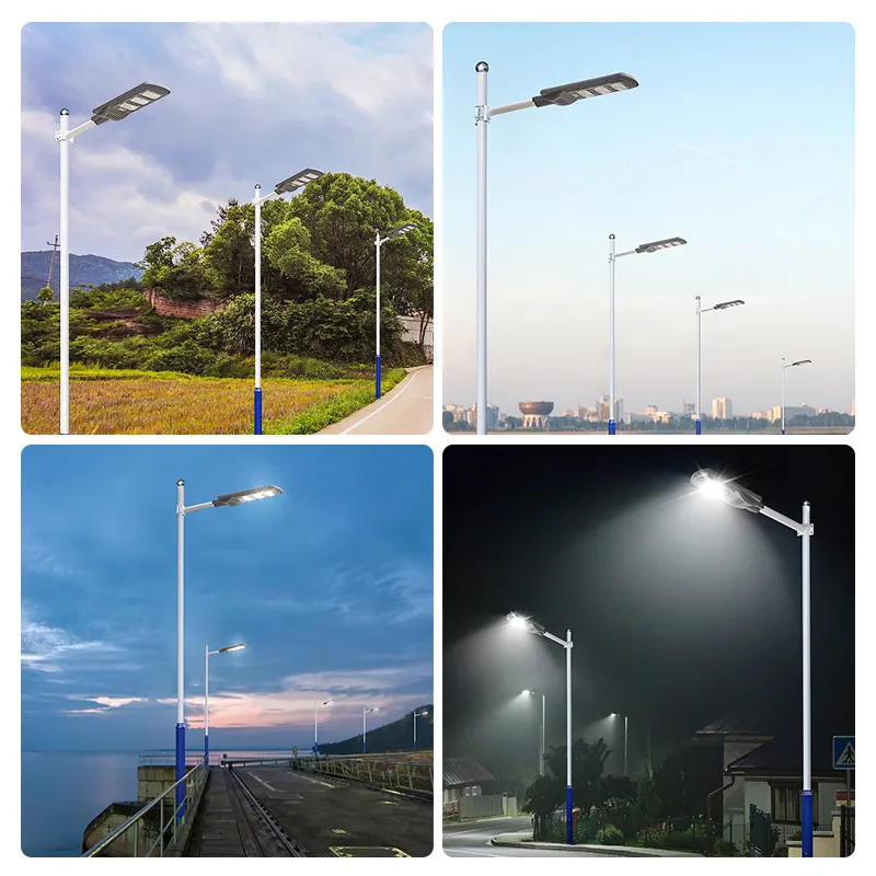 Hot Lampe Solaire Led Solar Lights Outdoor Street Lampadaire Solaire Pole Lighting Luces Led/Solar Street Light/Led Street LightPopular