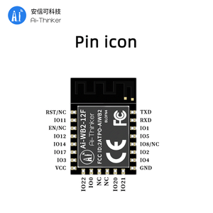 Ai-Thinker WiFi บลูทูธ BLE สองในหนึ่งโมดูล Ai-WB2-12F พอร์ตอนุกรมโปร่งใส/P2P กับ ESP-12F - Product Image 4