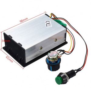 VDC 6-60V 30A Drehzahl PWM Controller Einstellbarer Motor Digitale LED-Anzeige Einstellbarer VDC 6V 12V 24V 48V mit Start-Stopp-Schalter - Product Image 6