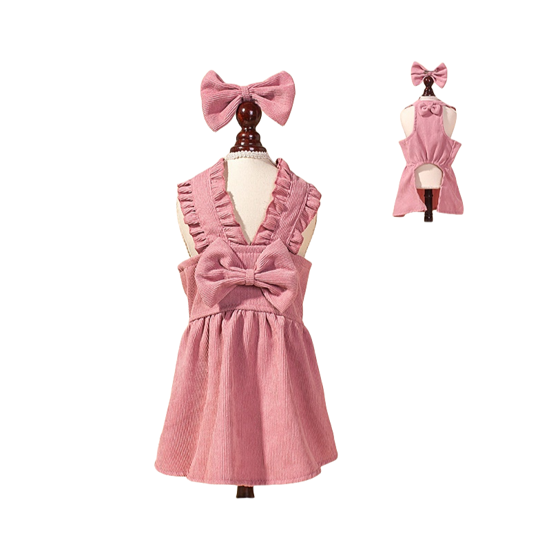 ผ้าลูกฟูกสีชมพู