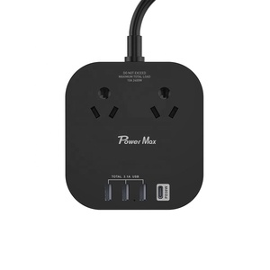 SAA Australia 4-Way Surge Protected PowerとBoard 2 USBためAustralian市場 - Product Image 4