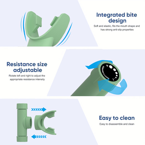 Hô hấp chức năng phổi đào tạo mặt nạ để tăng cường phổi, bụng xách tay mặt nạ, nhà thiết bị tập thể dục - Product Image 6