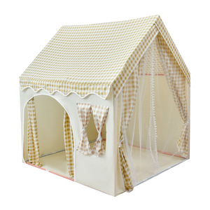Kinder Jungen Mädchen Indoor Outdoor Camping Spielzeugzelt Baumwoll-Spielzelt mit Fenster Spielhaus Prinzessinnen-Schloss Indoor Kinder-Tipi-Zelt - Product Image 5