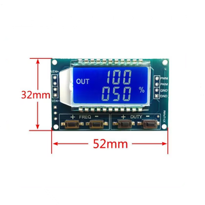 Modulo regolabile PWM frequenza impulso Duty Cycle XY-LPWM di segnale generatore di segnale a onda rettangolare quadrato - Product Image 2