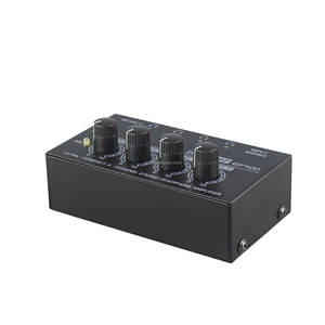 Clavax CLMC-EF400 <strong>1</strong>/<strong>4</strong> Inch <strong>1</strong>-Channel <strong>Input</strong> <strong>4</strong>-Channel <strong>Output</strong> Amplifiers Electric Professional Headphone Amplifiers